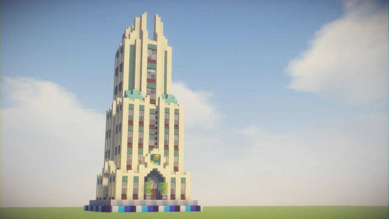 Art Deco Skyscraper by Pixelriffs