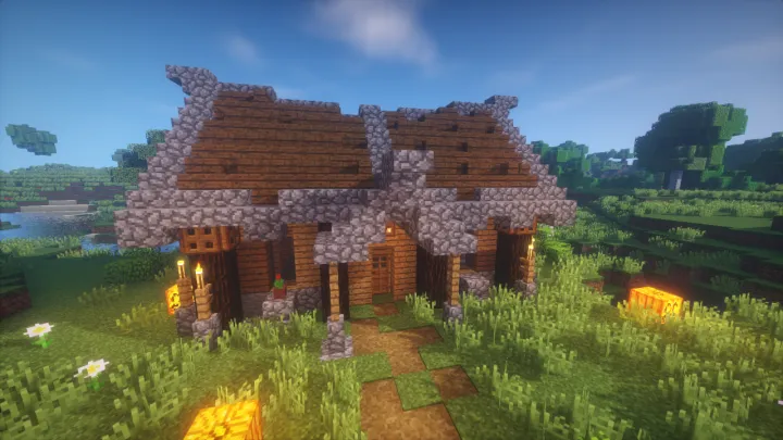 Viking style house by Skypawz
